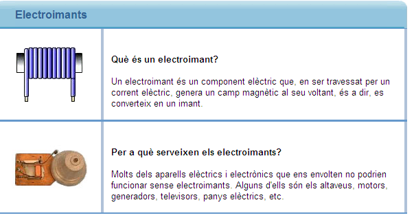 Electroimants | Recurso educativo 34027