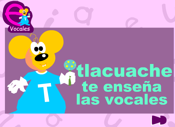 Tlacuache y las vocales | Recurso educativo 36430