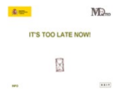 It's too late now | Recurso educativo 41089