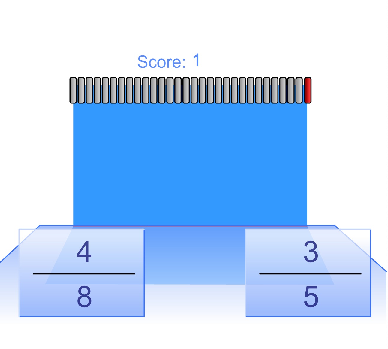 Fraction comparison | Recurso educativo 42107