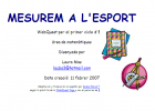 Mesurem a l´esport | Recurso educativo 42944