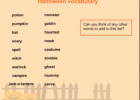 Halloween vocabulary | Recurso educativo 46755