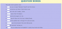 Question words | Recurso educativo 54192