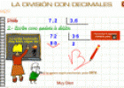 División con decimales | Recurso educativo 15388