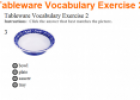 Tableware vocabulary | Recurso educativo 20272