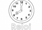 Rellenar letras: Reloj | Recurso educativo 25043