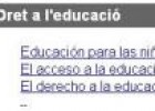 Derecho a la educación | Recurso educativo 29864