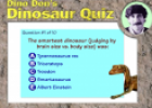 Dinosaur quiz | Recurso educativo 31541