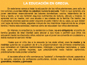 La educación en Grecia | Recurso educativo 9467