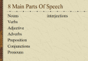 Parts of speech | Recurso educativo 62605