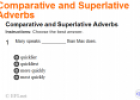 Comparative and superlative adverbs | Recurso educativo 71434