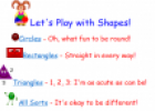 Let's play with shapes | Recurso educativo 77710