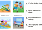 Match actions worksheet | Recurso educativo 79973