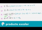 Producto escalar de dos vectores (ejercicio 2) | Recurso educativo 109251