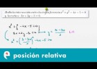 Cónicas: intersección entre circunferencia y recta (ejercicio) | Recurso educativo 109277