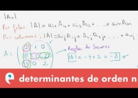 Determinantes de orden n | Recurso educativo 109469