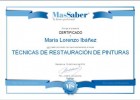 Curso de Técnicas de restauración de pintura | MasSaber | Recurso educativo 116961