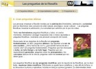 Preguntas de la filosofía | Recurso educativo 684266