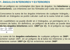 Ángulos de un polígono | Recurso educativo 739484