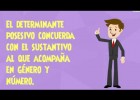 Determinantes Demostrativos y Posesivos | Recurso educativo 775076