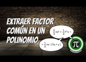 EXTRAER FACTOR COMÚN EN UN POLINOMIO | Recurso educativo 783384